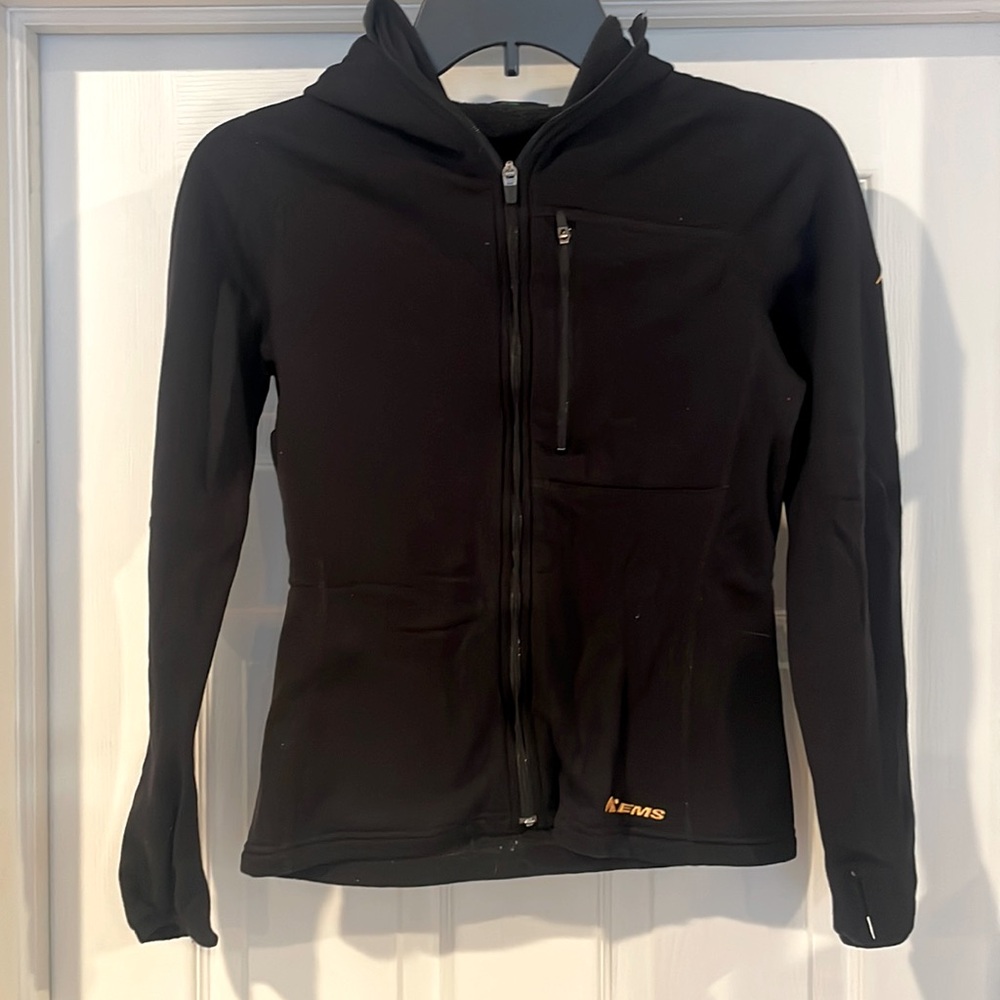 Black weatherproof jacket